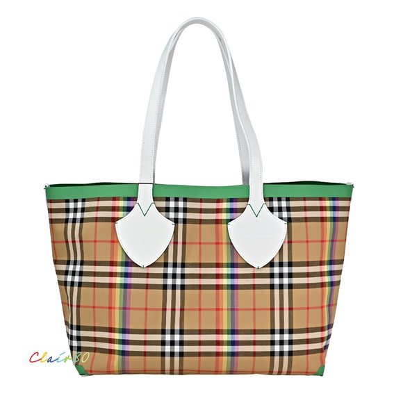 burberry tote rainbow